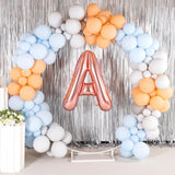 Balon Folie Metalizata Litera A, Vivimall, 100 cm, Umflati cu Heliu sau Aer, Ambalaj Individual, Pai inclus, Rose Gold - vivimall.ro