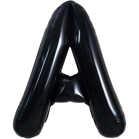 Balon Folie Metalizata Litera A, 40 Cm, Umflati Cu Heliu Sau Aer, Ambalaj Individual, Pai Inclus - vivimall.ro