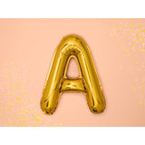 Balon Folie Metalizata Litera A, 80 Cm, Umflati Cu Heliu Sau Aer, Ambalaj Individual, Pai Inclus - vivimall.ro