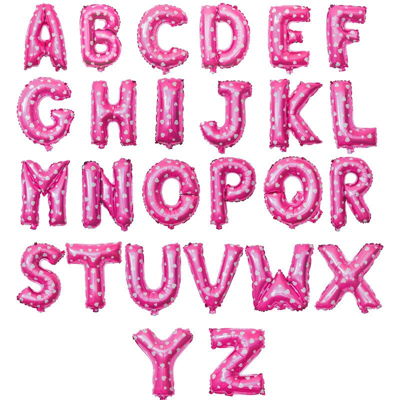 Balon Folie Metalizata Litera B, Vivimall, 40 cm, Cu Imprimeu Inimioare, Umflati cu Heliu sau Aer, Ambalaj Individual, Pai inclus, Roz - vivimall.ro
