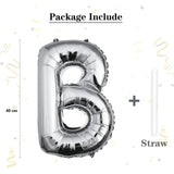 Balon Folie Metalizata Litera B, 40 Cm, Umflati Cu Heliu Sau Aer, Ambalaj Individual, Pai Inclus - vivimall.ro