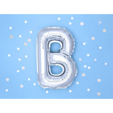 Balon Folie Metalizata Litera B, 40 Cm, Umflati Cu Heliu Sau Aer, Ambalaj Individual, Pai Inclus - vivimall.ro
