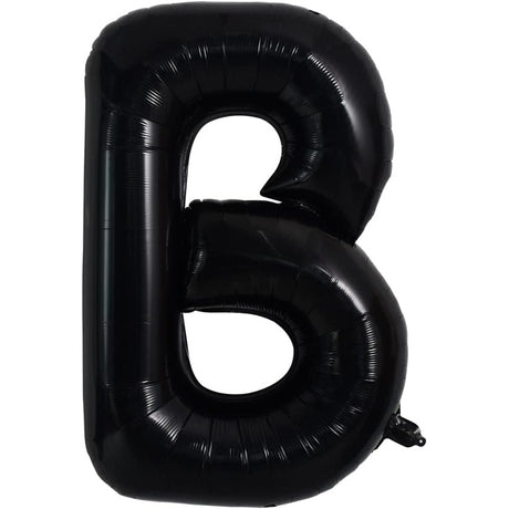 Balon Folie Metalizata Litera B, 40 Cm, Umflati Cu Heliu Sau Aer, Ambalaj Individual, Pai Inclus - vivimall.ro