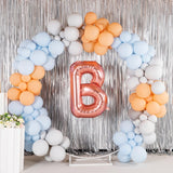 Balon Folie Metalizata Litera B, 80 Cm, Umflati Cu Heliu Sau Aer, Ambalaj Individual, Pai Inclus, Rose Gold - vivimall.ro