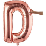 Balon Folie Metalizata Litera D, 100 Cm, Umflati Cu Heliu Sau Aer, Ambalaj Individual, Pai Inclus, Rose Gold - vivimall.ro
