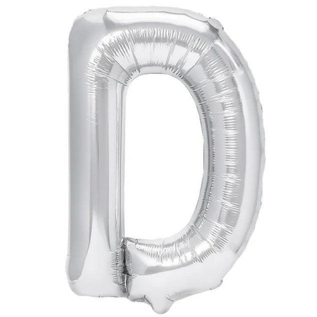 Balon Folie Metalizata Litera D, 80 Cm, Umflati Cu Heliu Sau Aer, Ambalaj Individual, Pai Inclus - vivimall.ro