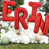 Balon Folie Metalizata Litera E, 40 Cm, Umflati Cu Heliu Sau Aer, Ambalaj Individual, Pai Inclus - vivimall.ro