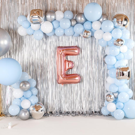 Balon Folie Metalizata Litera E, 40 Cm, Umflati Cu Heliu Sau Aer, Ambalaj Individual, Pai Inclus, Rose Gold - vivimall.ro