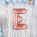 Balon Folie Metalizata Litera E, 40 Cm, Umflati Cu Heliu Sau Aer, Ambalaj Individual, Pai Inclus, Rose Gold - vivimall.ro