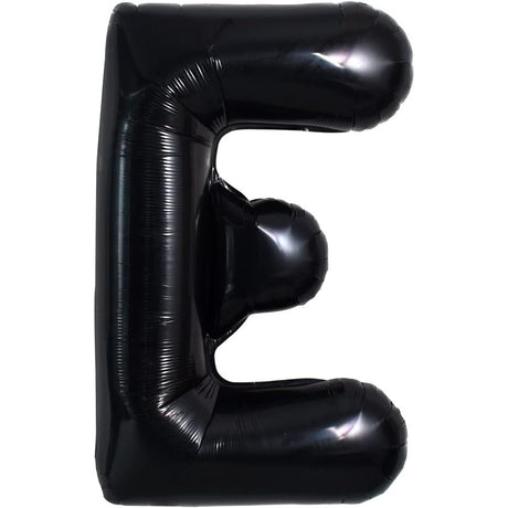 Balon Folie Metalizata Litera E, 40 Cm, Umflati Cu Heliu Sau Aer, Ambalaj Individual, Pai Inclus - vivimall.ro
