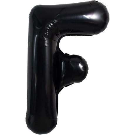 Balon Folie Metalizata Litera F, 40 Cm, Umflati Cu Heliu Sau Aer, Ambalaj Individual, Pai Inclus - vivimall.ro