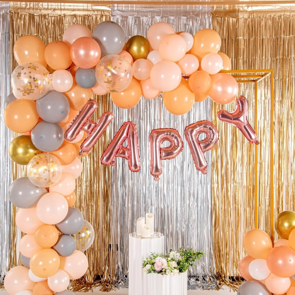 Balon Folie Metalizata Litera H, 40 Cm, Umflati Cu Heliu Sau Aer, Ambalaj Individual, Pai Inclus, Rose Gold - vivimall.ro