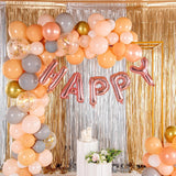 Balon Folie Metalizata Litera H, 40 Cm, Umflati Cu Heliu Sau Aer, Ambalaj Individual, Pai Inclus, Rose Gold - vivimall.ro
