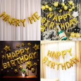 Balon Folie Metalizata Litera H, 80 Cm, Umflati Cu Heliu Sau Aer, Ambalaj Individual, Pai Inclus - vivimall.ro
