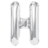 Balon Folie Metalizata Litera H, 80 Cm, Umflati Cu Heliu Sau Aer, Ambalaj Individual, Pai Inclus - vivimall.ro