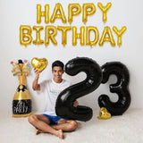 Balon Folie Metalizata Litera I, 80 Cm, Umflati Cu Heliu Sau Aer, Ambalaj Individual, Pai Inclus - vivimall.ro