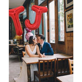 Balon Folie Metalizata Litera J, 40 Cm, Umflati Cu Heliu Sau Aer, Ambalaj Individual, Pai Inclus - vivimall.ro