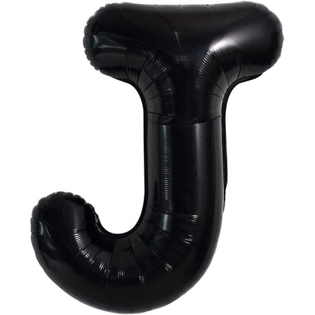 Balon Folie Metalizata Litera J, 40 Cm, Umflati Cu Heliu Sau Aer, Ambalaj Individual, Pai Inclus - vivimall.ro
