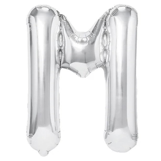 Balon Folie Metalizata Litera M, 40 Cm, Umflati Cu Heliu Sau Aer, Ambalaj Individual, Pai Inclus - vivimall.ro