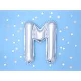 Balon Folie Metalizata Litera M, 40 Cm, Umflati Cu Heliu Sau Aer, Ambalaj Individual, Pai Inclus - vivimall.ro