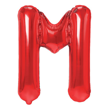 Balon Folie Metalizata Litera M, 40 Cm, Umflati Cu Heliu Sau Aer, Ambalaj Individual, Pai Inclus - vivimall.ro