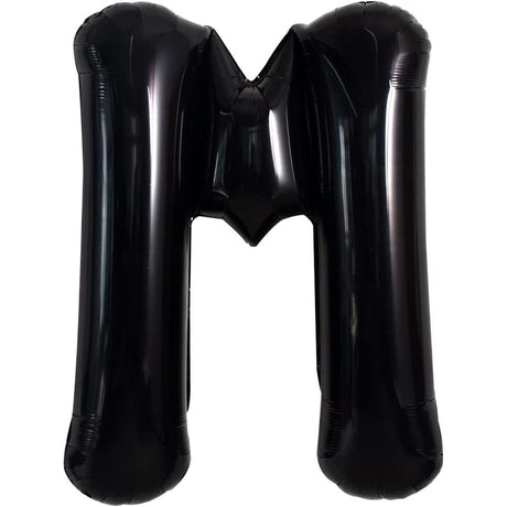 Balon Folie Metalizata Litera M, 40 Cm, Umflati Cu Heliu Sau Aer, Ambalaj Individual, Pai Inclus - vivimall.ro