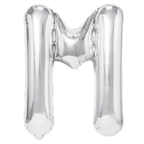 Balon Folie Metalizata Litera M, 80 Cm, Umflati Cu Heliu Sau Aer, Ambalaj Individual, Pai Inclus - vivimall.ro