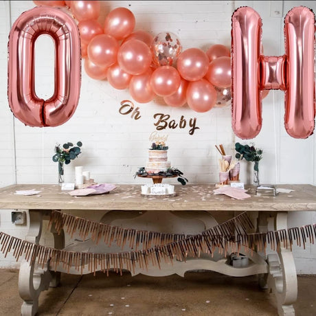 Balon Folie Metalizata Litera O, 100 Cm, Umflati Cu Heliu Sau Aer, Ambalaj Individual, Pai Inclus, Rose Gold - vivimall.ro