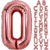 Balon Folie Metalizata Litera O, 100 Cm, Umflati Cu Heliu Sau Aer, Ambalaj Individual, Pai Inclus, Rose Gold - vivimall.ro