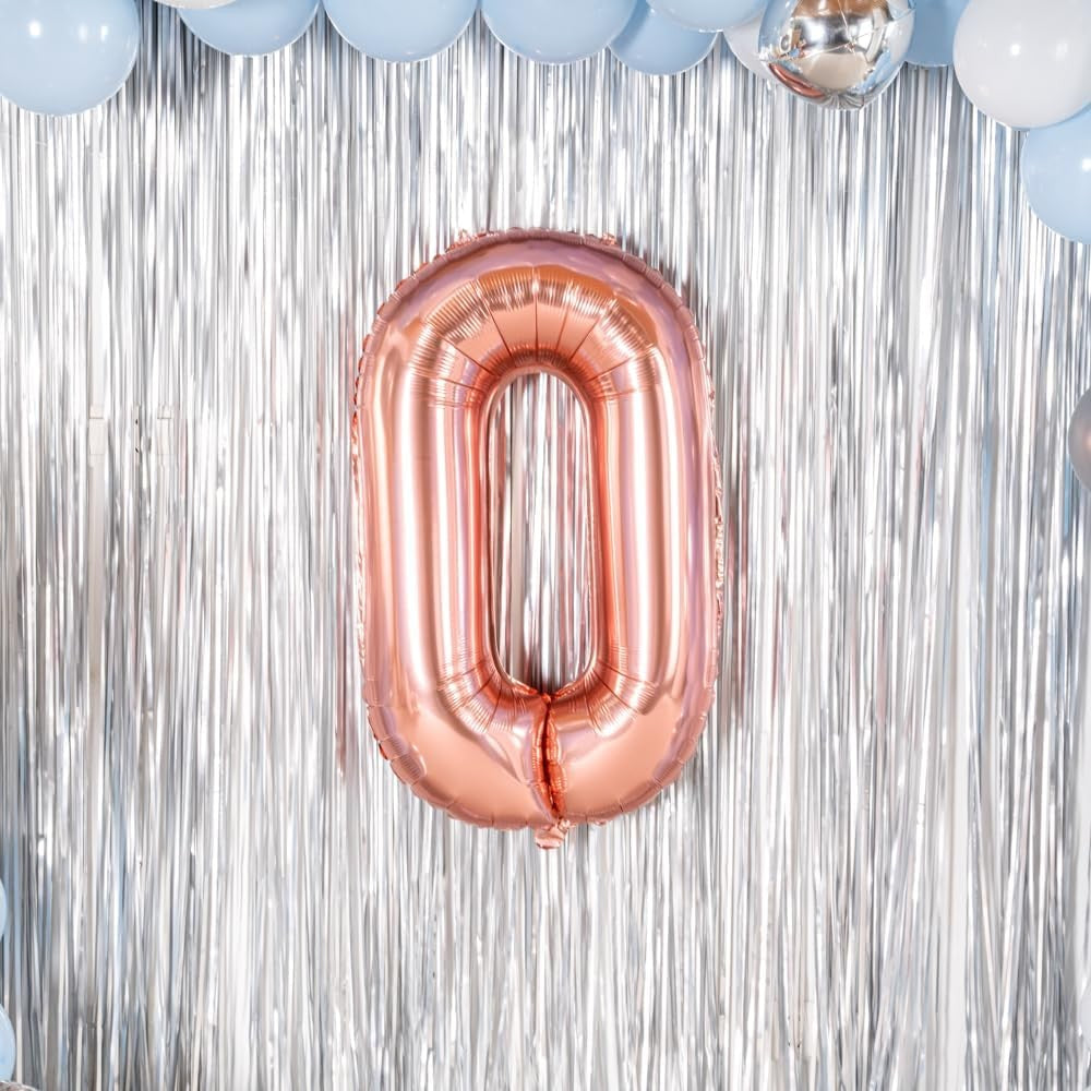 Balon Folie Metalizata Litera O, 100 Cm, Umflati Cu Heliu Sau Aer, Ambalaj Individual, Pai Inclus, Rose Gold - vivimall.ro