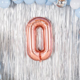 Balon Folie Metalizata Litera O, 100 Cm, Umflati Cu Heliu Sau Aer, Ambalaj Individual, Pai Inclus, Rose Gold - vivimall.ro