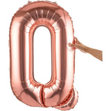 Balon Folie Metalizata Litera Q, 100 Cm, Umflati Cu Heliu Sau Aer, Ambalaj Individual, Pai Inclus, Rose Gold - vivimall.ro