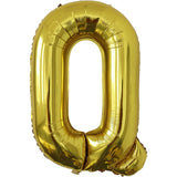 Balon Folie Metalizata Litera Q, 40 Cm, Umflati Cu Heliu Sau Aer, Ambalaj Individual, Pai Inclus - vivimall.ro