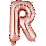 Balon Folie Metalizata Litera R, 40 Cm, Umflati Cu Heliu Sau Aer, Ambalaj Individual, Pai Inclus, Rose Gold - vivimall.ro