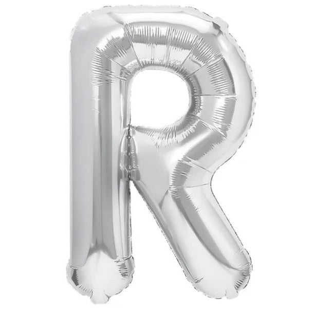 Balon Folie Metalizata Litera R, 80 Cm, Umflati Cu Heliu Sau Aer, Ambalaj Individual, Pai Inclus - vivimall.ro