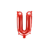 Balon Folie Metalizata Litera U, 40 Cm, Umflati Cu Heliu Sau Aer, Ambalaj Individual, Pai Inclus - vivimall.ro
