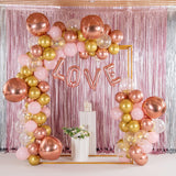 Balon Folie Metalizata Litera V, 40 Cm, Umflati Cu Heliu Sau Aer, Ambalaj Individual, Pai Inclus, Rose Gold - vivimall.ro