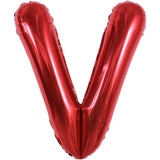Balon Folie Metalizata Litera V, 40 Cm, Umflati Cu Heliu Sau Aer, Ambalaj Individual, Pai Inclus - vivimall.ro