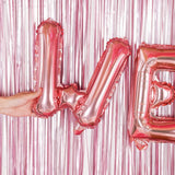 Balon Folie Metalizata Litera W, 40 Cm, Umflati Cu Heliu Sau Aer, Ambalaj Individual, Pai Inclus, Rose Gold - vivimall.ro