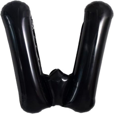Balon Folie Metalizata Litera W, 40 Cm, Umflati Cu Heliu Sau Aer, Ambalaj Individual, Pai Inclus - vivimall.ro