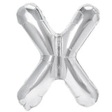 Balon Folie Metalizata Litera X, 40 Cm, Umflati Cu Heliu Sau Aer, Ambalaj Individual, Pai Inclus - vivimall.ro