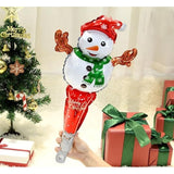 Balon Om de Zapada, Flippy, din Folie de Aluminiu, de Mana, Tema Craciun, 29.5x61.5cm, Multicolor - vivimall.ro