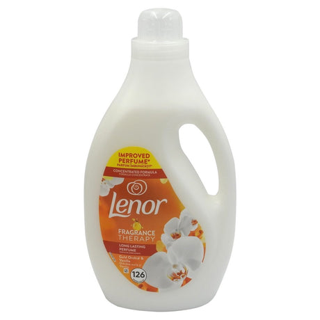 Balsam de rufe Lenor Fragrance Therapy Gold Orchid Vanilla, flacon 2.650 ml, 126 spălări, vedere frontală