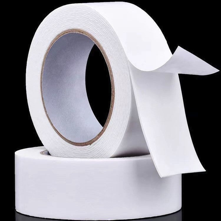 Banda Dubla Adeziva, Flippy, Banda Adeziva cu Burete, pentru Cadouri si Ambalaje, 3 m, Latime 2.5 cm, Alb - vivimall.ro