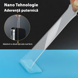 Banda Dublu Adeziva, Vivimall, Transparenta, Rezistenta la Apa, Reutilizabila, Tehnologie Nano, 50mm x 1mm x 5m, Fara Urme - vivimall.ro