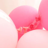 Banda Transparenta pentru Prinderea Baloanelor, Vivimall, din PVC, 5 m, Gauri Duble, Transparent - vivimall.ro