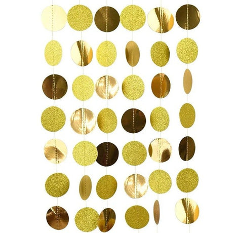 Banner Cu Cerculete Tip Franjuri | SparkleDecor - vivimall.ro