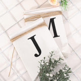 Banner Decorativ, Vivimall, Model Just Married, Tematica Nunta, Alb-Negru - vivimall.ro