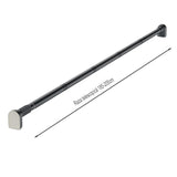 Bara Telescopica Multifunctionala, Vivimall, din Otel Inoxidabil si ABS, Utilizare Universala, Extensie 185 - 205 cm, Fara Perforare Perete, Gri - vivimall.ro