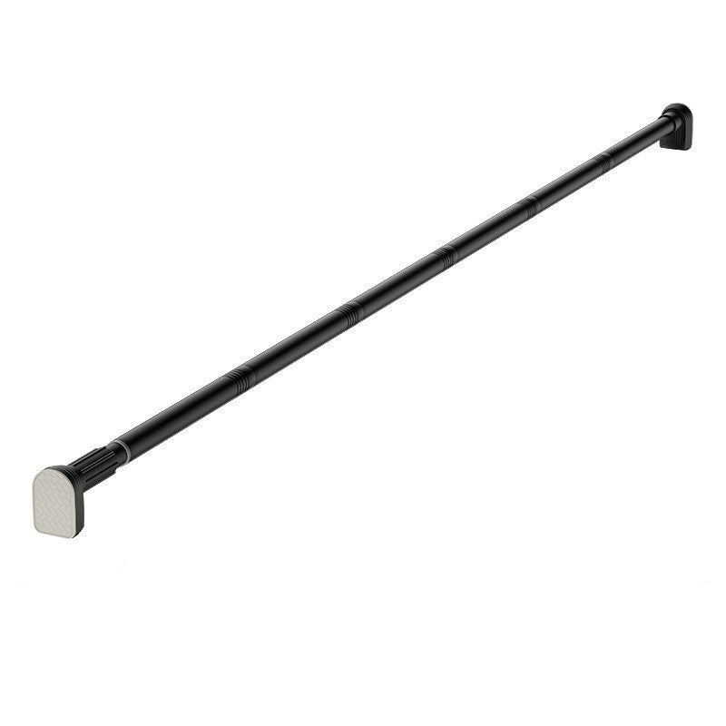 Bara Telescopica Multifunctionala, Vivimall, din Otel Inoxidabil si ABS, Utilizare Universala, Extensie 185 - 205 cm, Fara Perforare Perete, Negru - vivimall.ro